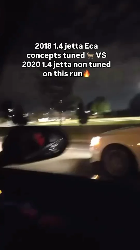 Stock 2020 1.4T v ECAConcepts Tuned 2018 1.4T #VW #Jetta #Golf #14T