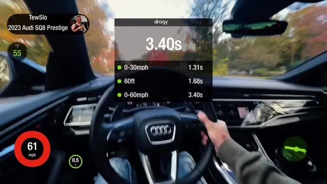 Completely stock, ECU tune only. #Audi #SQ8 #40T